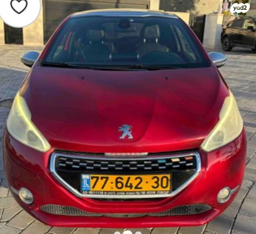 מודעת רכב פיג'ו 208