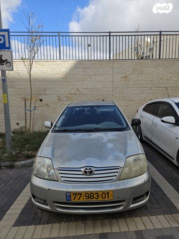 מודעת רכב טויוטה קורולה