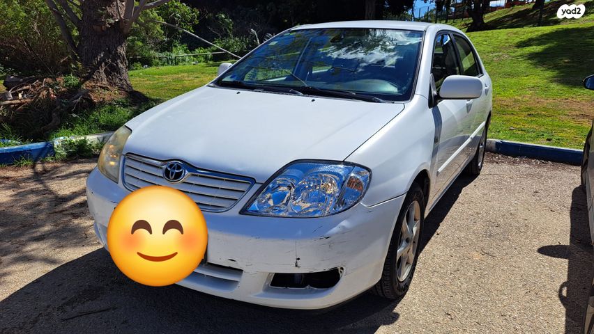 מודעת רכב טויוטה קורולה