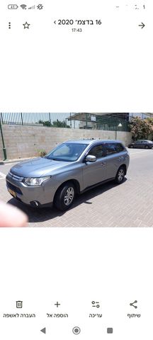 מודעת רכב מיצובישי אאוטלנדר