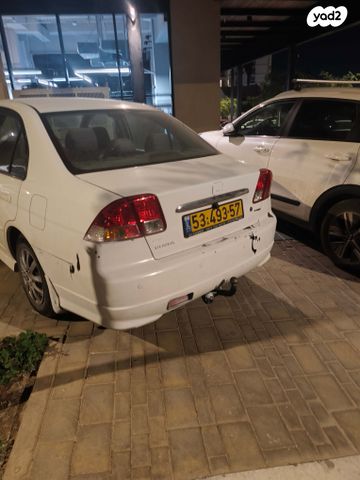 מודעת רכב הונדה סיוויק