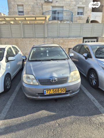 מודעת רכב טויוטה קורולה