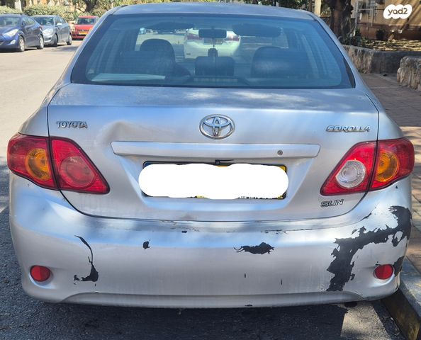 מודעת רכב טויוטה קורולה