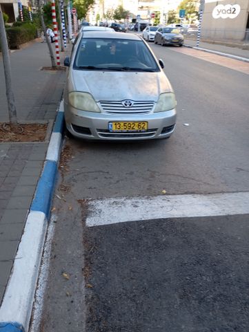 מודעת רכב טויוטה קורולה