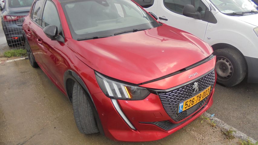 מודעת רכב פיג'ו 208