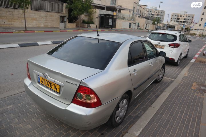 מודעת רכב טויוטה קורולה
