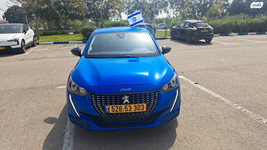 מודעת רכב פיג'ו 208