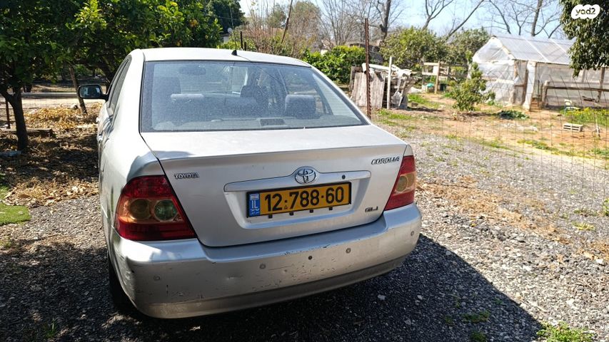 מודעת רכב טויוטה קורולה
