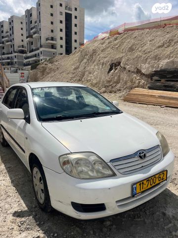 מודעת רכב טויוטה קורולה