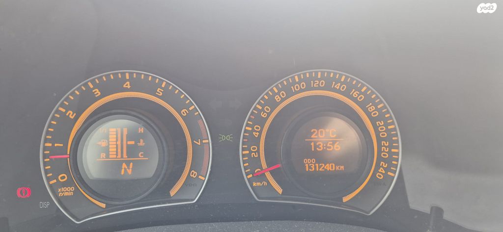 מודעת רכב טויוטה אוריס