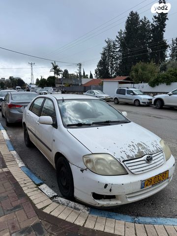 מודעת רכב טויוטה קורולה
