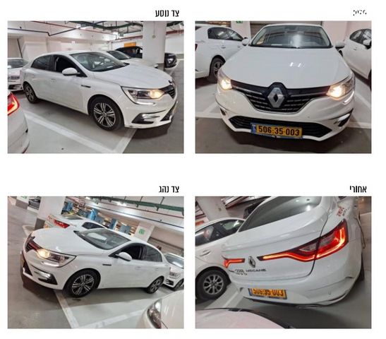 מודעת רכב רנו מגאן