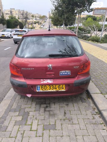 מודעת רכב פיג'ו 307