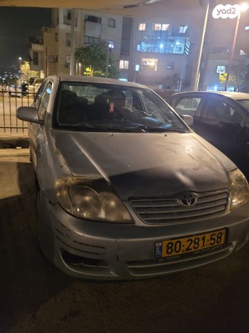 מודעת רכב טויוטה קורולה