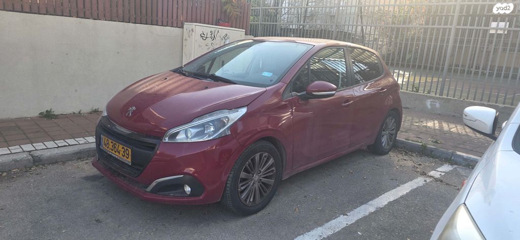 מודעת רכב פיג'ו 208