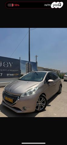 מודעת רכב פיג'ו 208