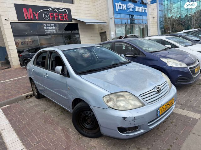 מודעת רכב טויוטה קורולה