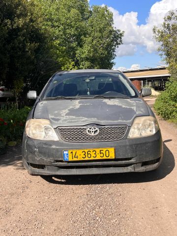 מודעת רכב טויוטה קורולה