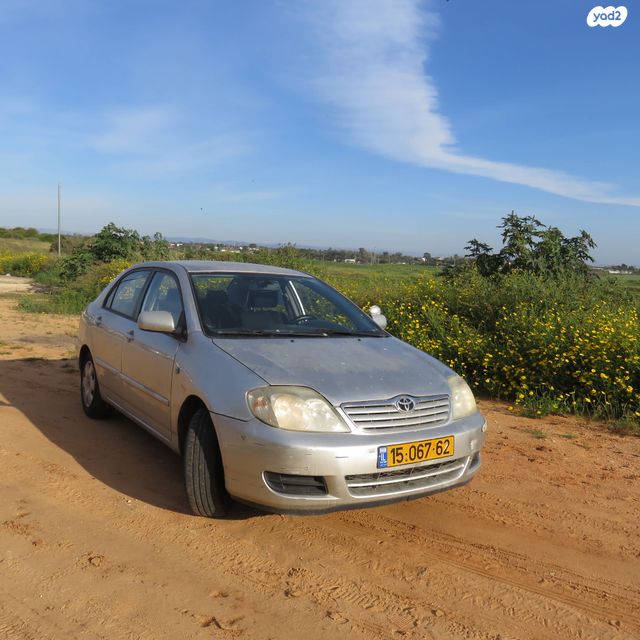 מודעת רכב טויוטה קורולה