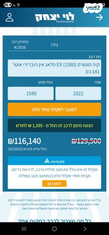 מודעת רכב קיה נירו פלוס