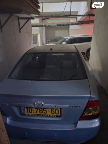 מודעת רכב טויוטה קורולה