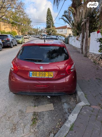 מודעת רכב פיג'ו 208