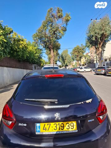 מודעת רכב פיג'ו 208