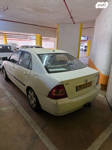 מודעת רכב טויוטה קורולה