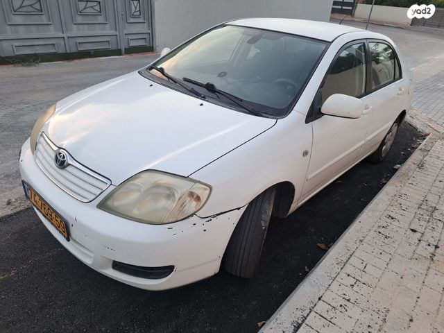 מודעת רכב טויוטה קורולה
