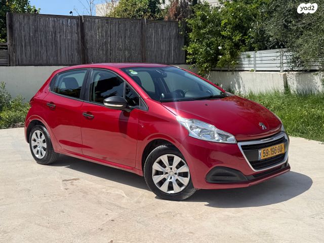 מודעת רכב פיג'ו 208