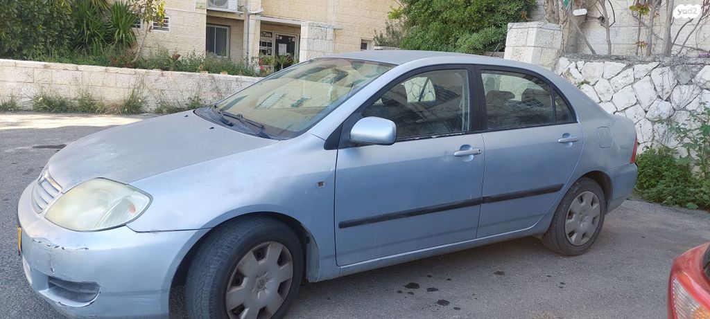 מודעת רכב טויוטה קורולה