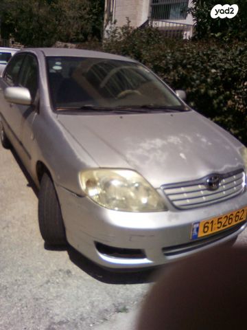 מודעת רכב טויוטה קורולה