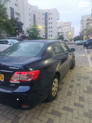 מודעת רכב טויוטה קורולה