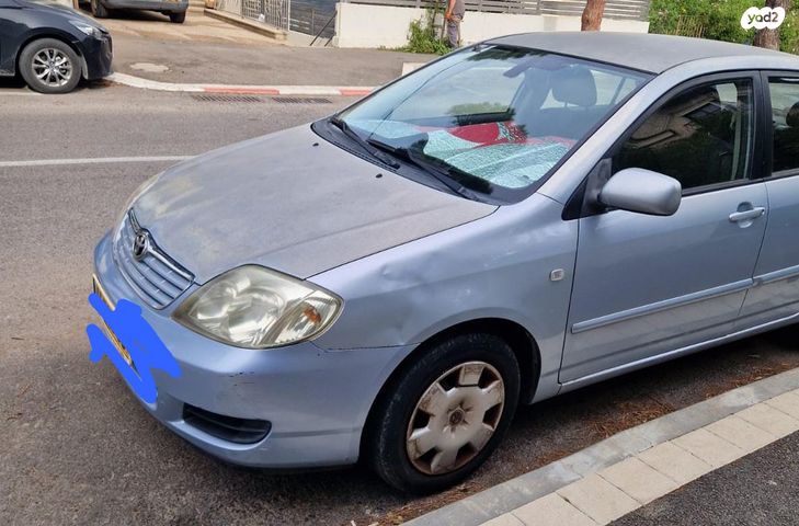 מודעת רכב טויוטה קורולה