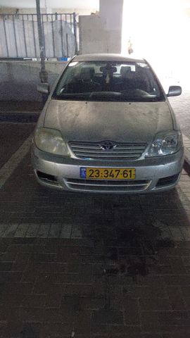 מודעת רכב טויוטה קורולה
