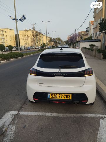 מודעת רכב פיג'ו 208