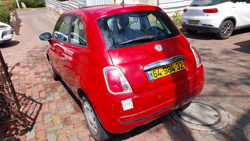 מודעת רכב פיאט 500