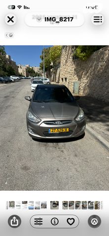 מודעת רכב יונדאי אקסנט i25