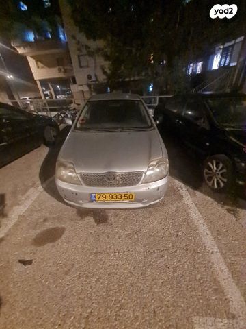 מודעת רכב טויוטה קורולה