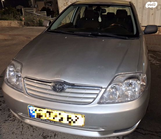 מודעת רכב טויוטה קורולה