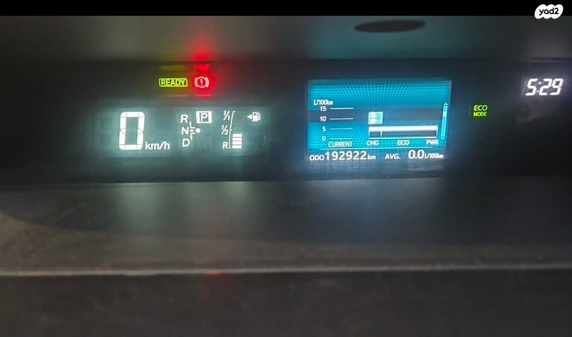 מודעת רכב טויוטה פריוס פלוס