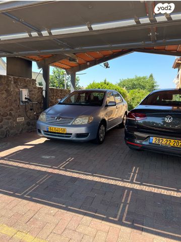 מודעת רכב טויוטה קורולה