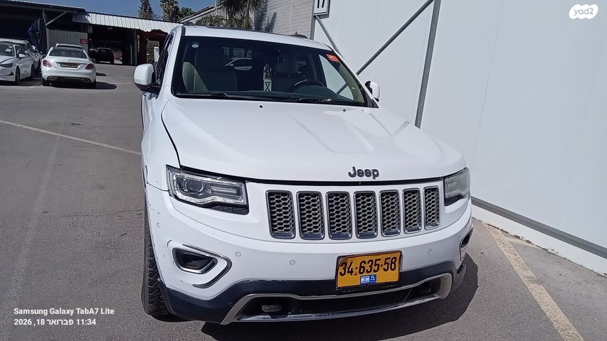 מודעת רכב ג'יפ גרנד צ'ירוקי