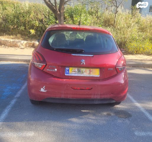 מודעת רכב פיג'ו 208