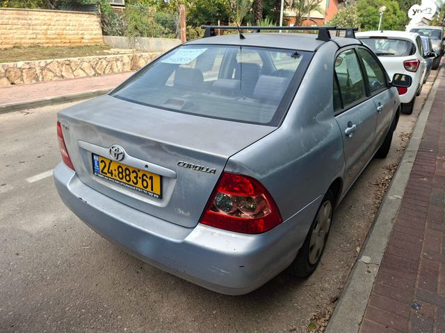 מודעת רכב טויוטה קורולה