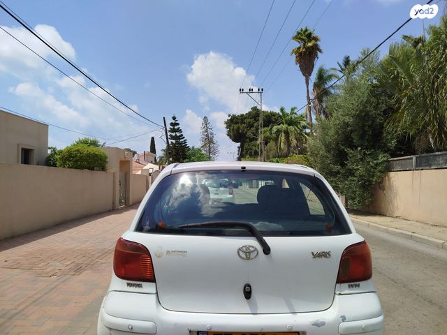 מודעת רכב טויוטה יאריס