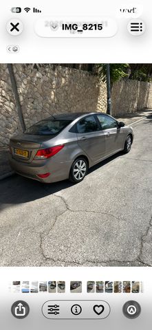 מודעת רכב יונדאי אקסנט i25