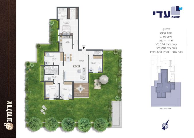 דירת גן, רחובות