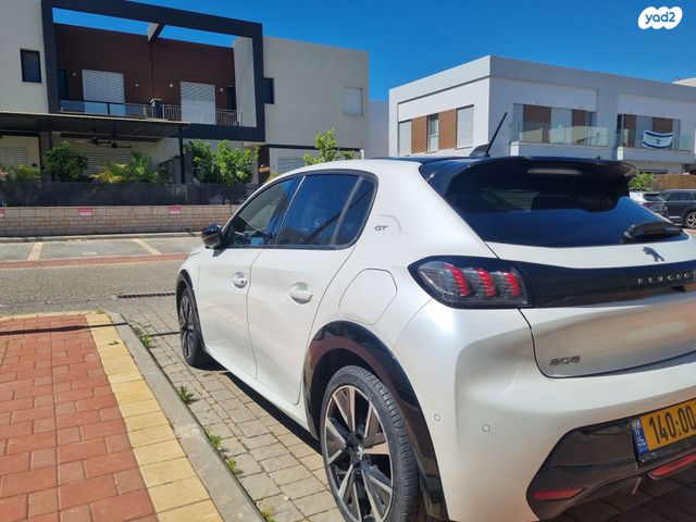 מודעת רכב פיג'ו 208