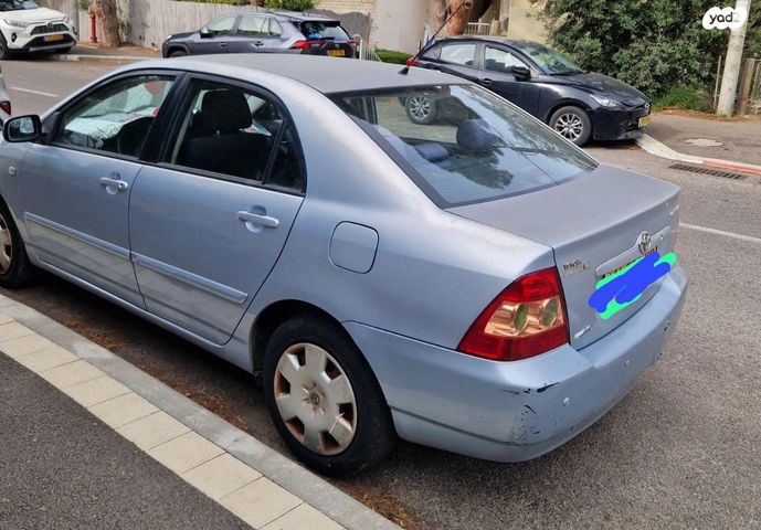 מודעת רכב טויוטה קורולה